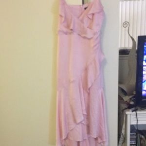 Express pink dress large